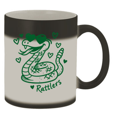 Hearts Rattlers Mascot - 11oz Color Changing Mug Thumbnail